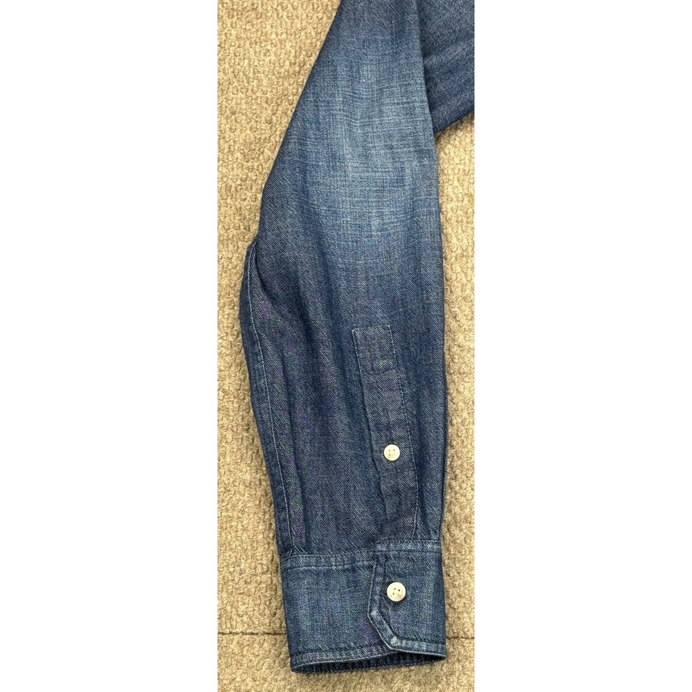 Joe's Jeans The Shirt Long Sleeve Button Up Men's Denim Shirt Size XXL - Picture 3 of 11
